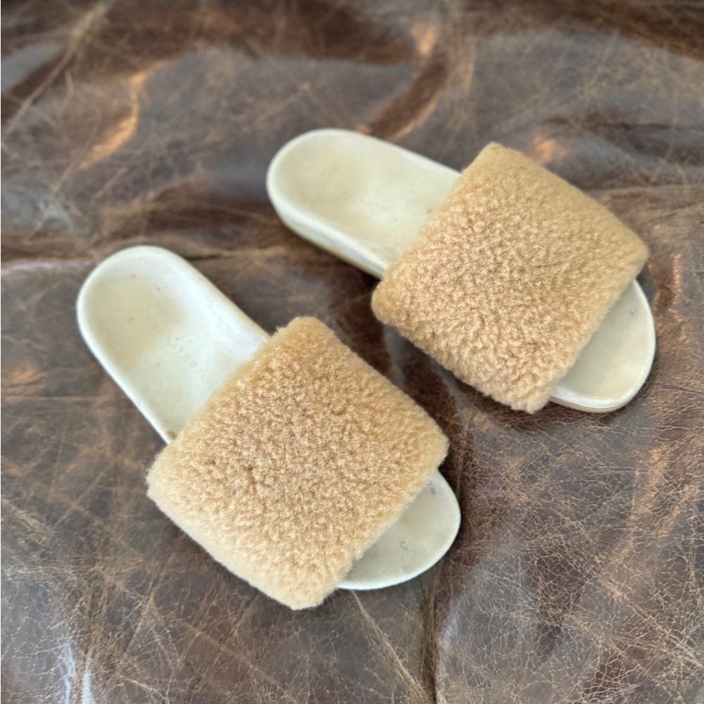 Jenni Kayne Shearling Slide Sandals
